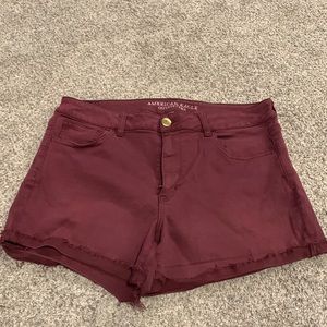 American eagle high rise shortie shorts